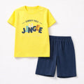 Conjunto t-shirt e calção menino
