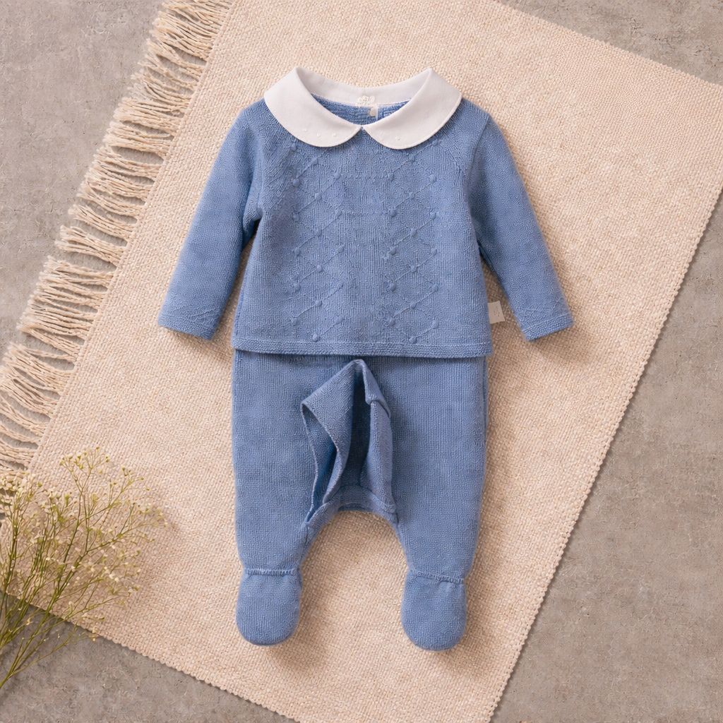 Conjunto de Malha Bebé Menino